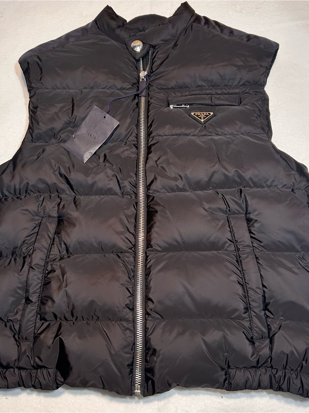Prada Re-Nylon Padded Down Vest - Black (NWT / Includes Dust Bag & Hanger)